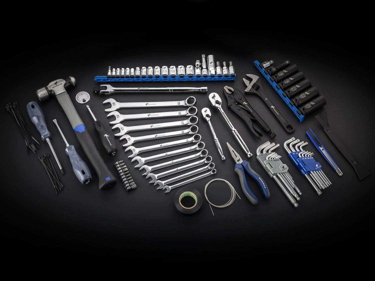 84pc Ford Bronco Tool Roll Kit – ROCKWORKX