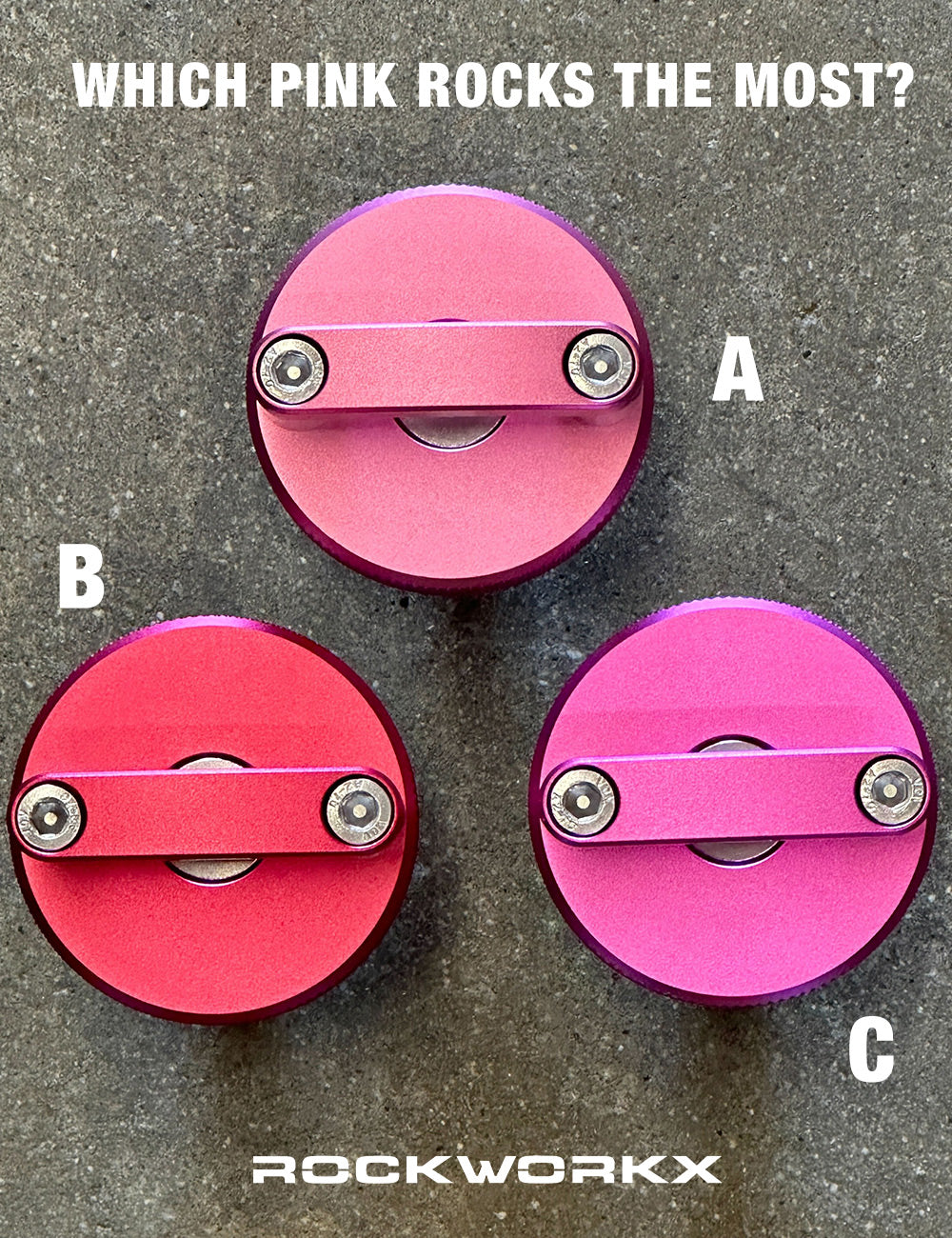 ENTER THE DRAW TO WIN A SET OF PINK THUMBSCREWS