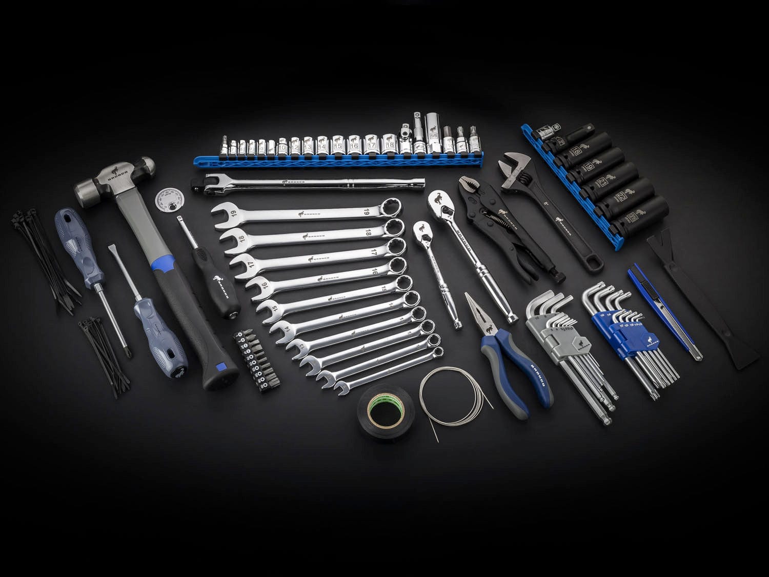 84pc Ford Bronco Tool Roll Kit rockworkx