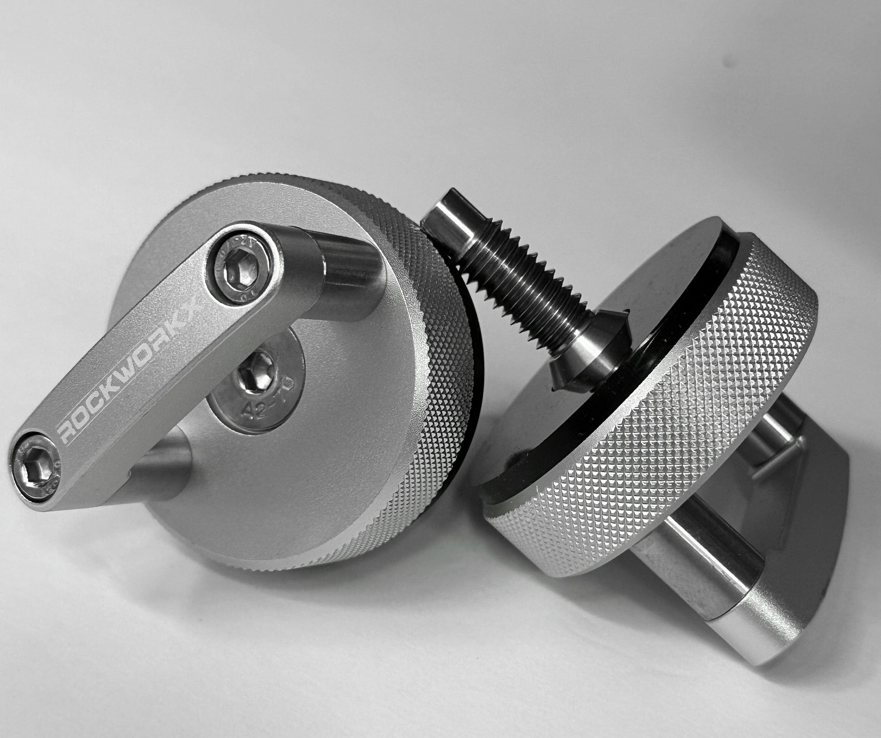 Jeep CJ & YJ Quick Release Knobs - Billet Aluminum (2 Piece Set) rockworkx