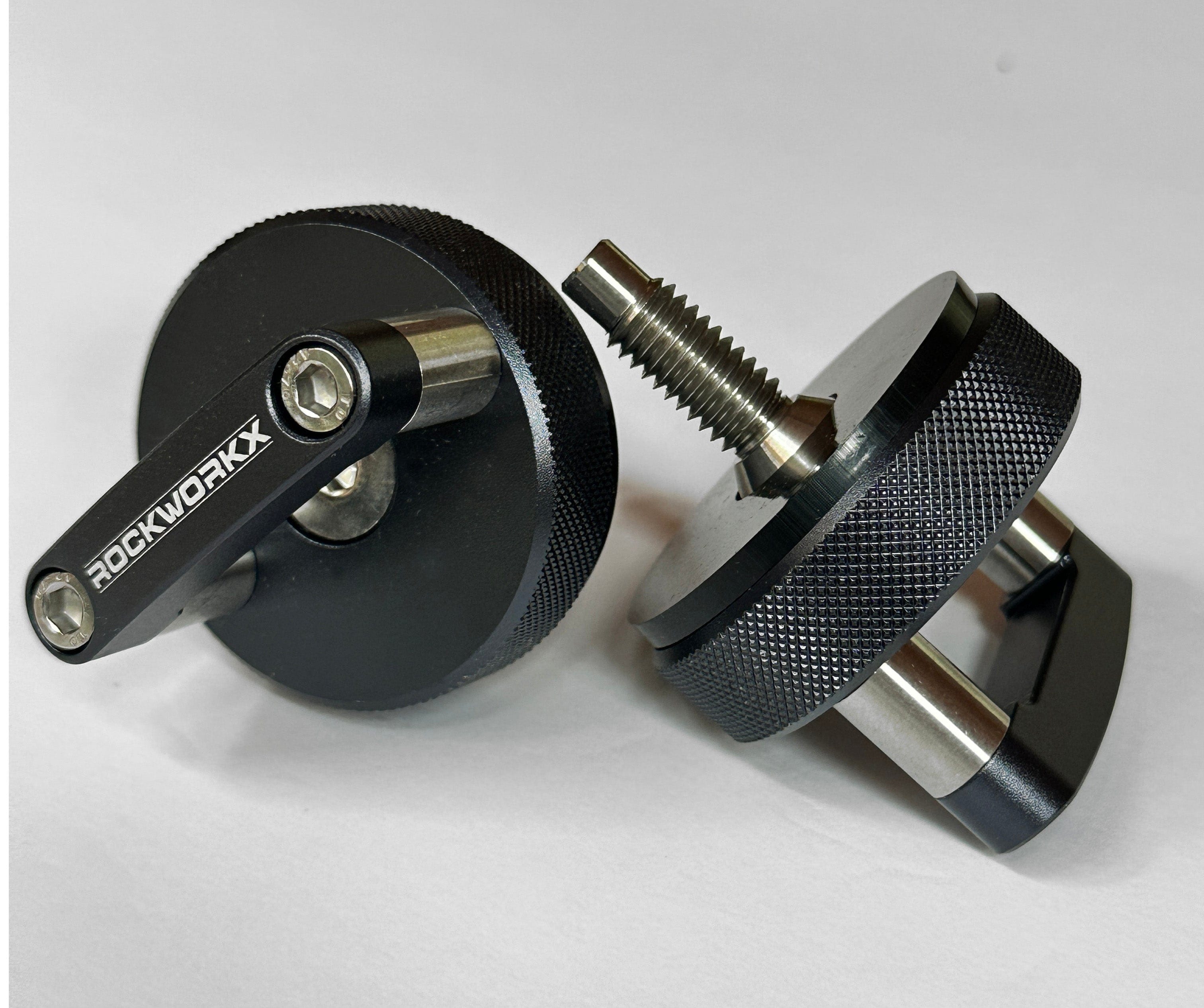 Jeep CJ & YJ Quick Release Knobs - Billet Aluminum (2 Piece Set) rockworkx