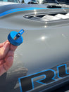 JEEP Wrangler JK, JL & JT Hard Top Quick Removal Fastener Thumb Screws, integrated D Ring, ROCKWORKX Billet Aluminum (Six Piece Set) rockworkx