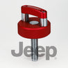 JEEP Wrangler JK, JL & JT Hard Top Quick Removal Fastener Thumb Screws, integrated D Ring, ROCKWORKX Billet Aluminum (Six Piece Set) rockworkx