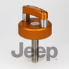JEEP Wrangler JK, JL & JT Hard Top Quick Removal Fastener Thumb Screws, integrated D Ring, ROCKWORKX Billet Aluminum (Six Piece Set) rockworkx