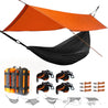 Rockworkx Multi use Hammock Set   2 Double Hammocks & Tent peg kit rockworkx