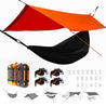 Rockworkx Multi use Hammock Set   2 Double Hammocks & Tent peg kit rockworkx
