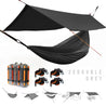 Rockworkx Multi use Hammock Set   2 Double Hammocks & Tent peg kit rockworkx