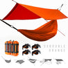 Rockworkx Multi use Hammock Set   2 Double Hammocks & Tent peg kit rockworkx