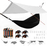 Rockworkx Multi use Hammock Set   2 Double Hammocks & Tent peg kit rockworkx